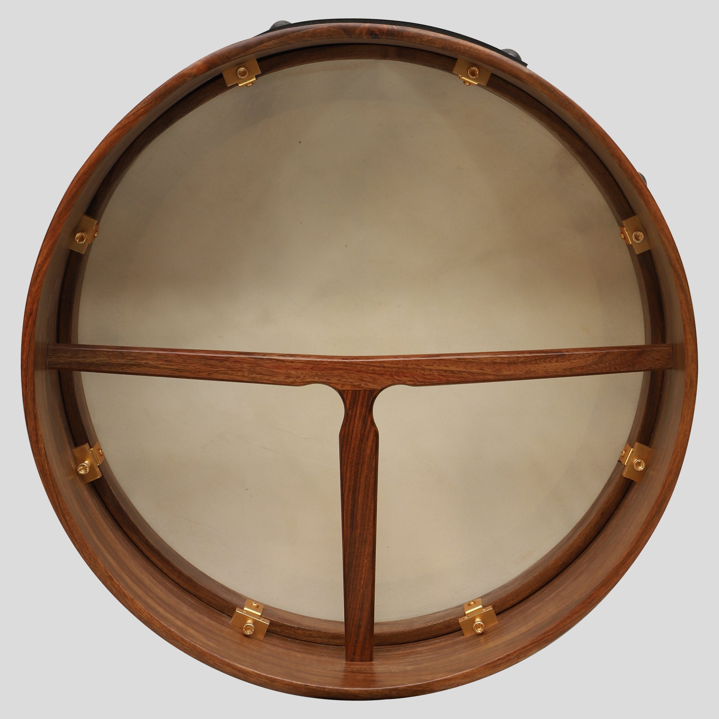 Muzikkon 16"X6" Heartland Tunable Irish Bodhran Drum Deep Rim with T-BAR & Taped Finish Deep Tune, Celtic Irish Bodhran