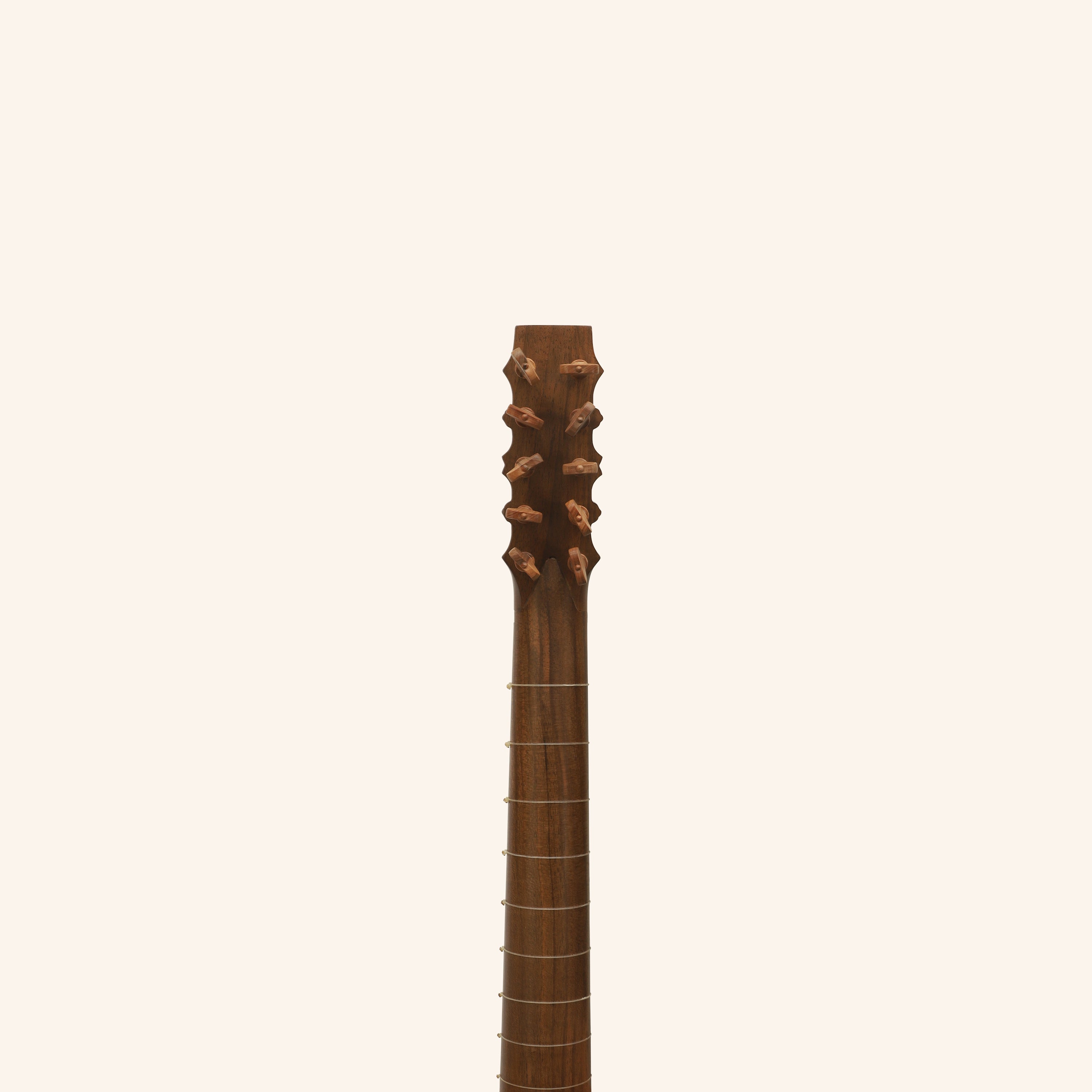 Heartland Sellas Baroque Guitar, 5 Course Walnut Left Hand