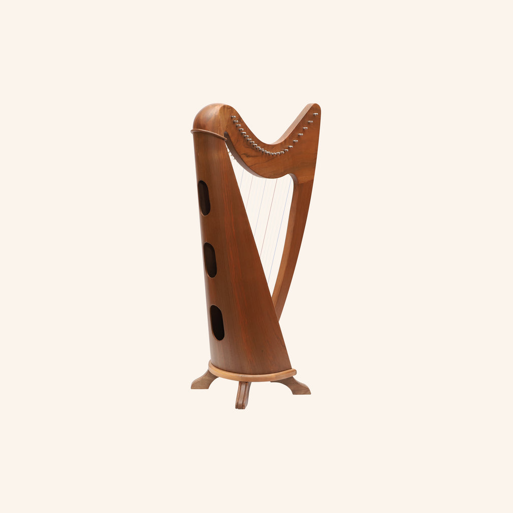 24 String Claddagh Harp Walnut