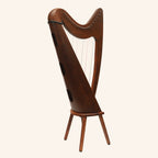 24 String Claddagh Harp Rosewood