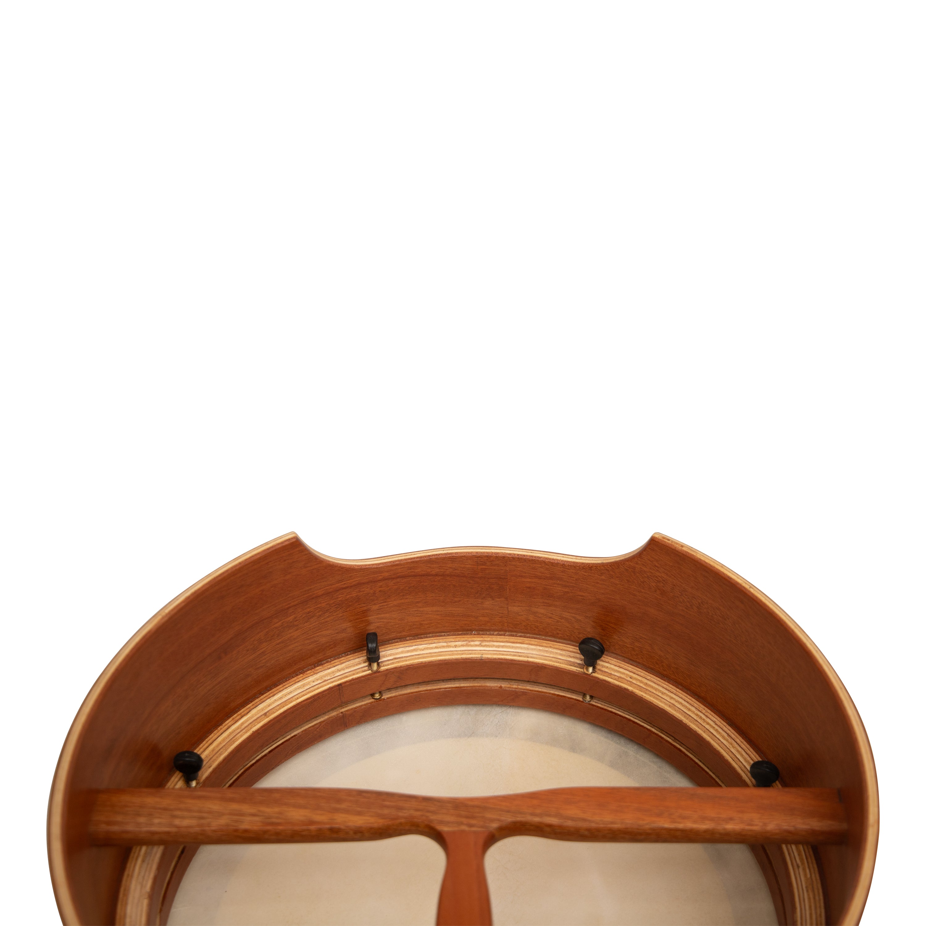 Muzikkon 14”x6" Premium Celtic Irish Bodhran with Easy Tune System Deep Rim T-BAR & Taped Finish
