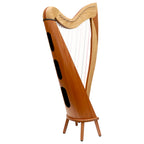 McHugh Atlas Harp 29 String Ash and Mahogany Roundback