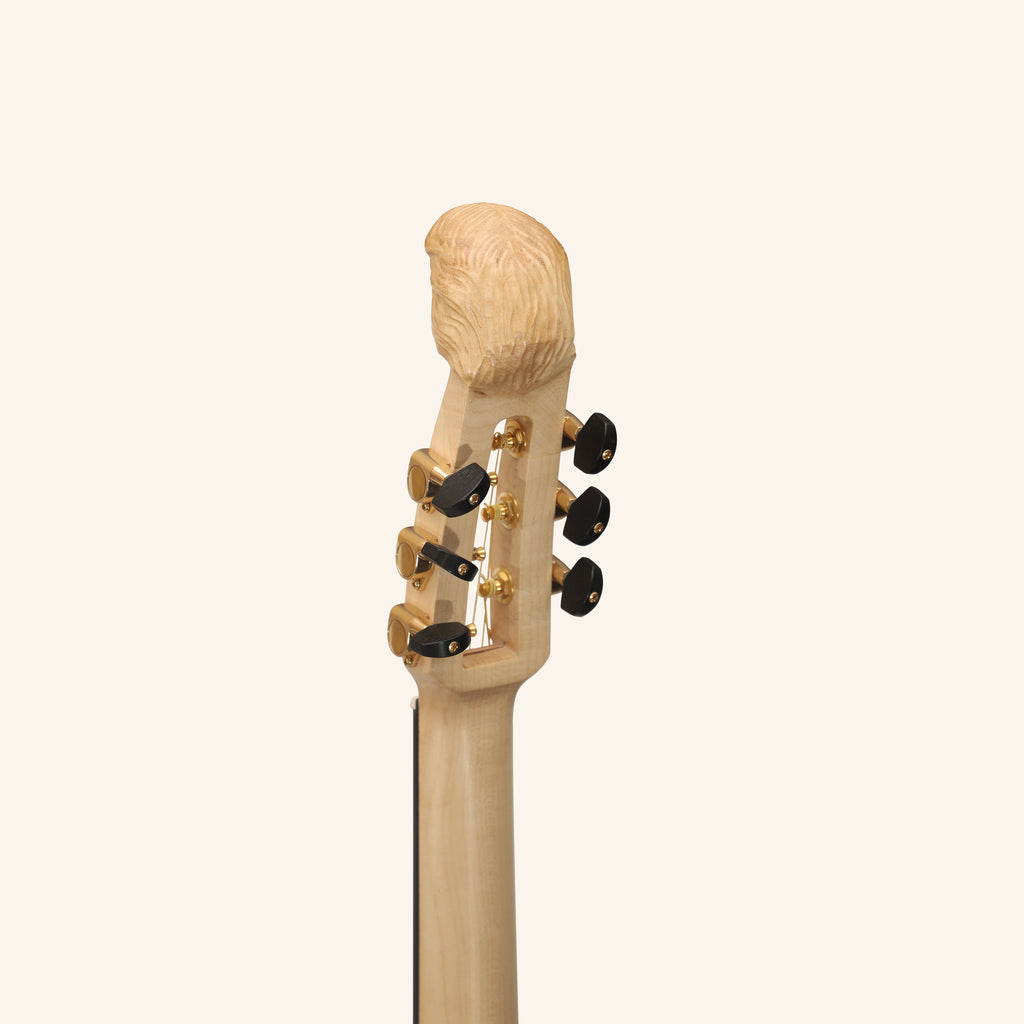 MUZIKKON LUTE GUITAR, 6 STRING MAPLE