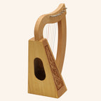 O'Carolan Harp, 8 String Lacewood Celtic Dragon