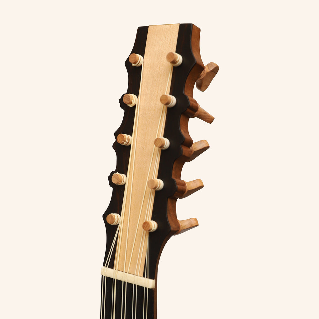 Heartland Sellas Baroque Guitar, 5 Course Walnut