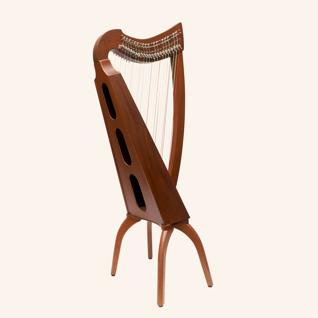 Double Strung harp 2- by 22-string Celtic Style harp, 22 Strings each Side with levers (44 Strings Total)