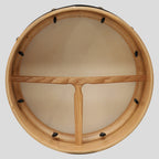 Muzikkon 15”x6" Premium Celtic Irish Bodhran with Easy Tune System Deep Rim T-BAR & Taped Finish