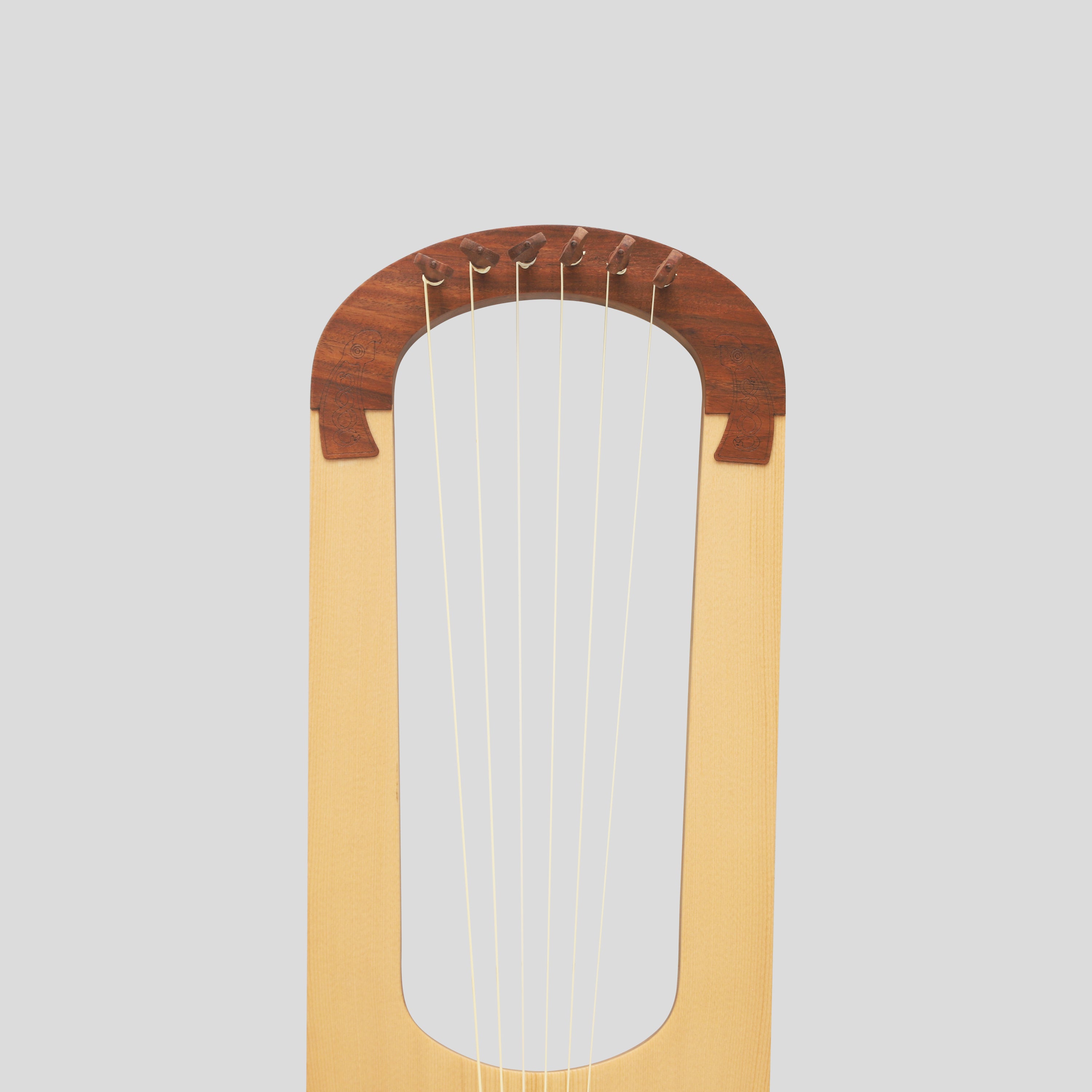Muzikkon Anglo Saxon Lyre Harp After Prittlewell Lyre Mid 7th Century