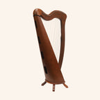 McHugh Harp 34 Strings Rosewood Round back