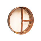 Muzikkon 18"X4" Heartland Tunable Irish Bodhran Drum with T-Bar & Taped Finish Deep Tune