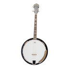 Heartland 4 String 17 Fret Irish Tenor Banjo Left Handed Player Series with Closed Solid Back Sunburst Finish