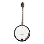 Heartland 4 String 19 Fret Irish Tenor Banjo Left Handed Player Series with Closed Solid Back Sunburst Finish