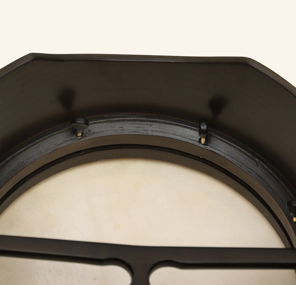 Muzikkon 15”x6" Premium Celtic Irish Bodhran with Easy Tune System Deep Rim T-BAR & Taped Finish