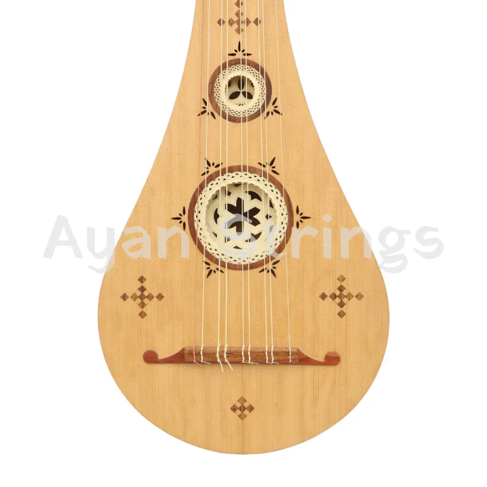 5 Course Medieval Gittern Lacewood by Muzikkon - Stringed Instruments