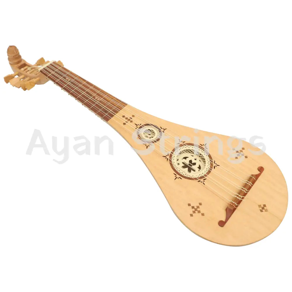 5 Course Medieval Gittern Lacewood by Muzikkon - Stringed Instruments