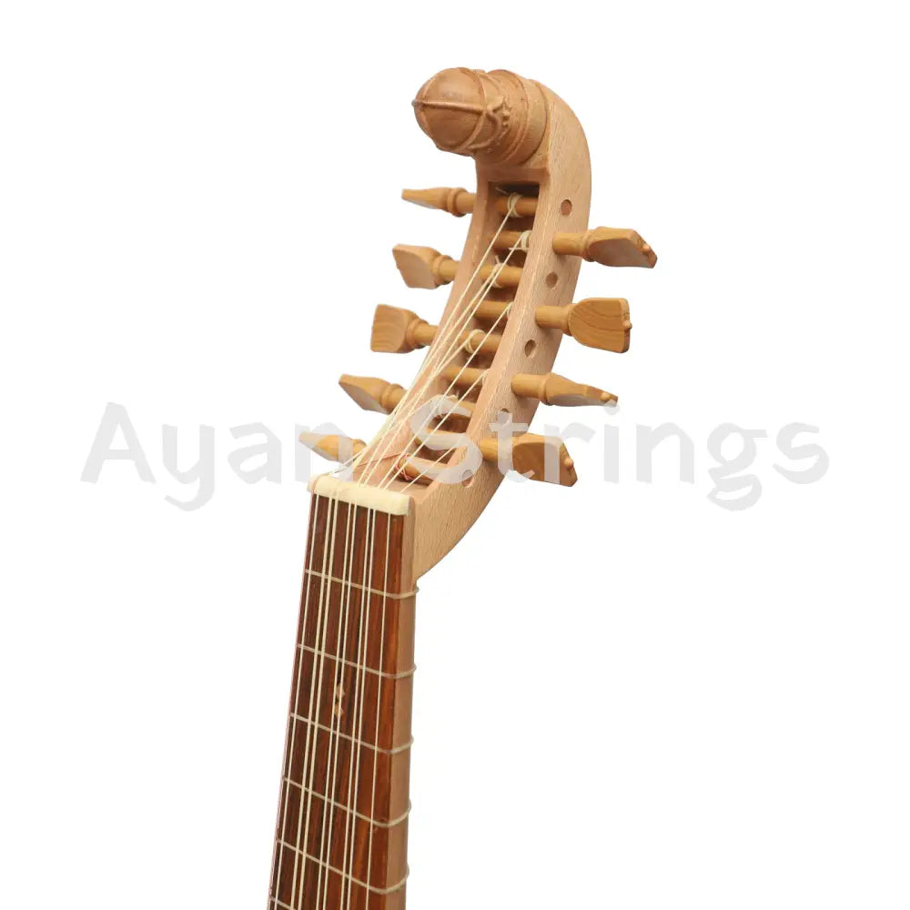 5 Course Medieval Gittern Lacewood by Muzikkon - Stringed Instruments