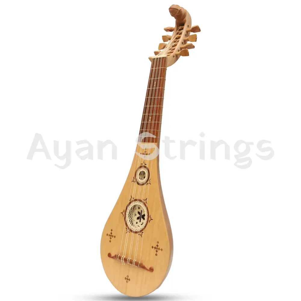 5 Course Medieval Gittern Lacewood by Muzikkon - Stringed Instruments