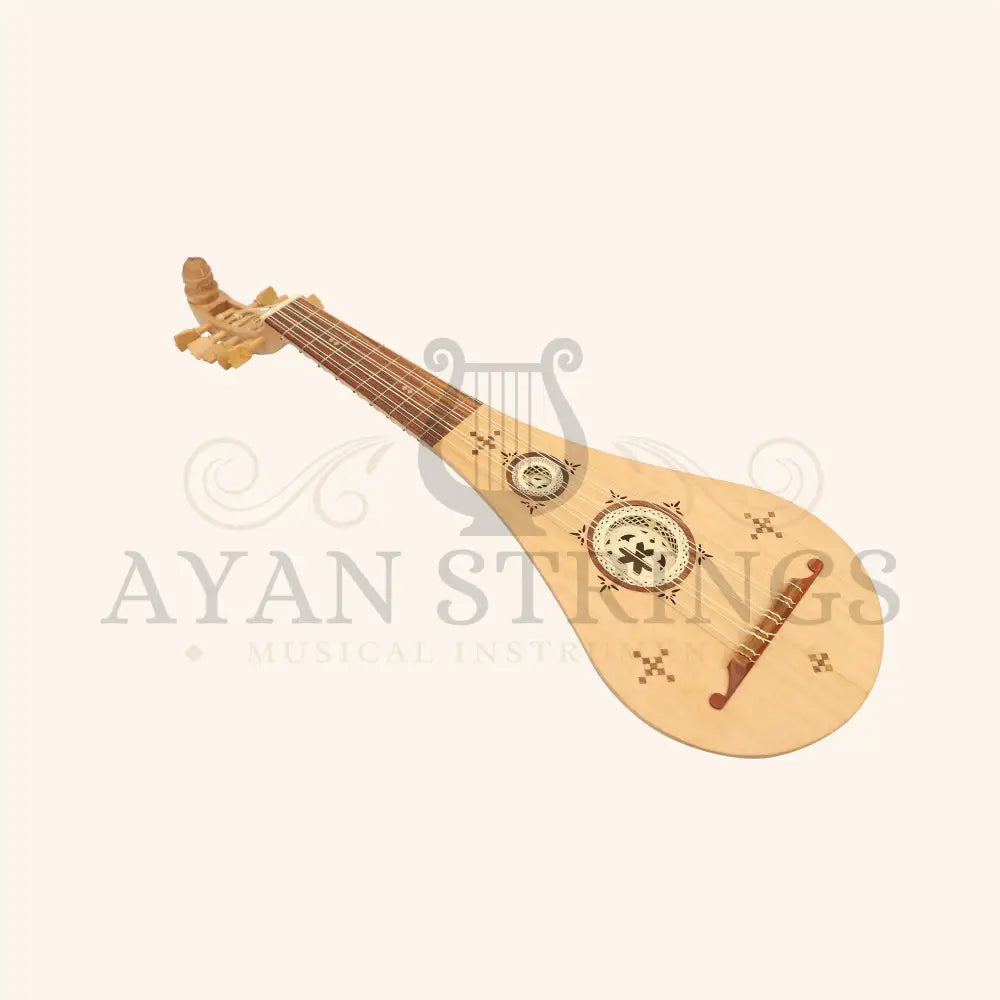 5 Course Medieval Gittern Lacewood by Muzikkon - Stringed Instruments