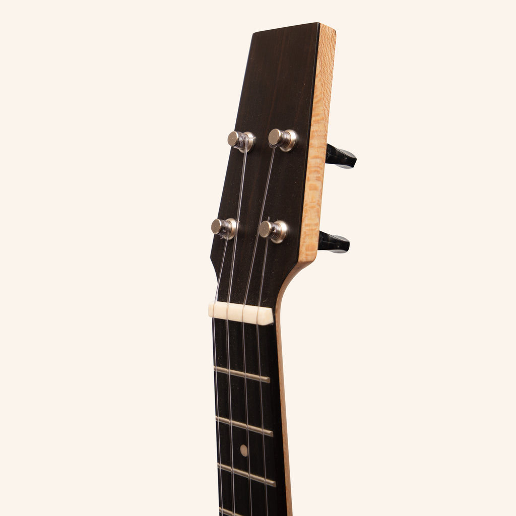 Heartland Baroque Ukulele, 4 String Tenor Variegated Walnut and Lacewood