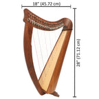 22 String Claddagh Busker Harp