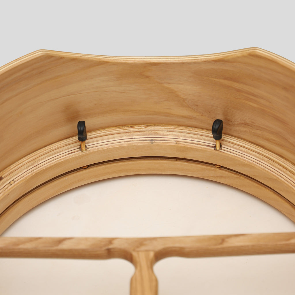 Muzikkon 15”x6" Premium Celtic Irish Bodhran with Easy Tune System Deep Rim T-BAR & Taped Finish