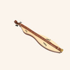 Mountain Dulcimer 4 String  F-Hole Rosewood