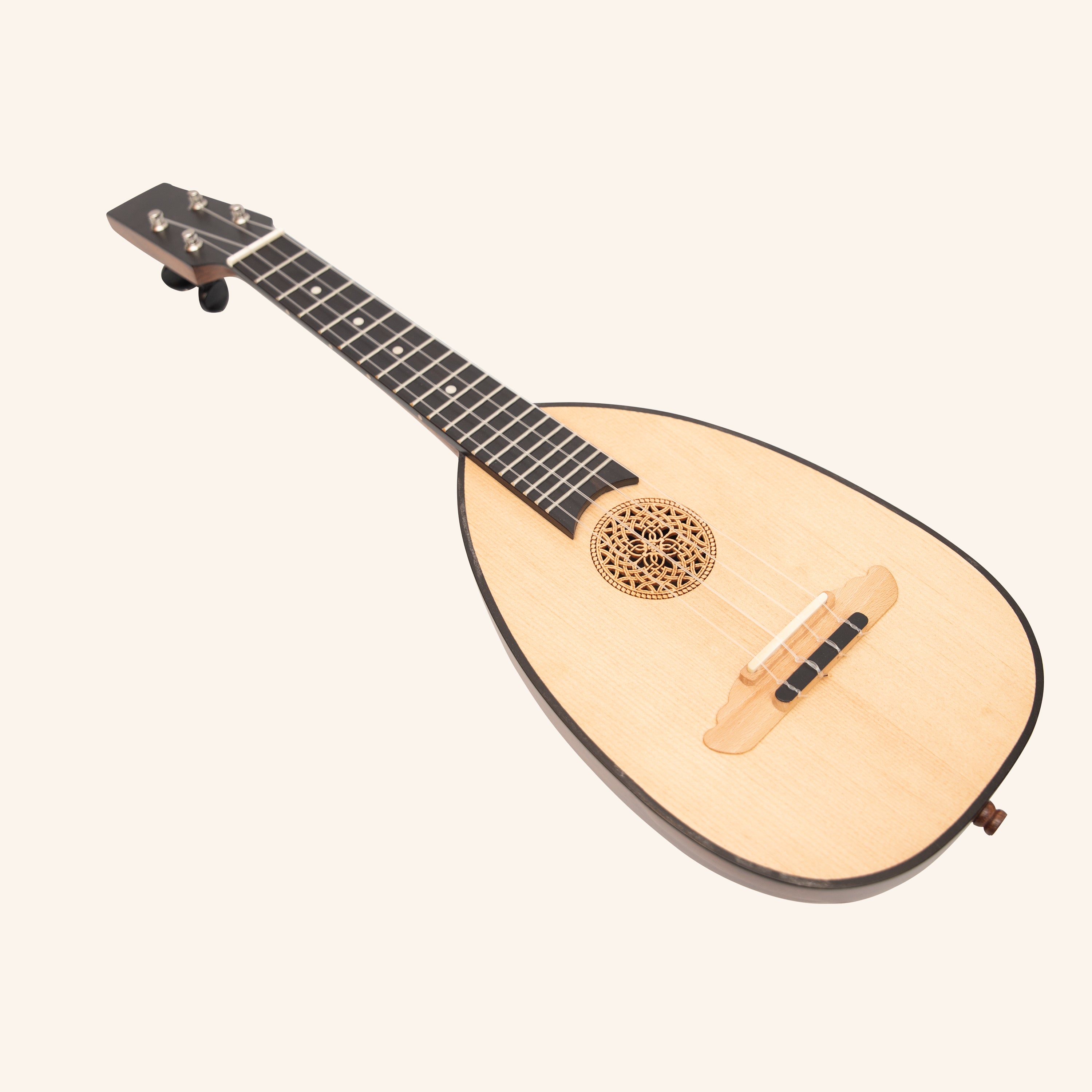 Heartland Baroque Ukulele, 4 String  Concert Rosewood