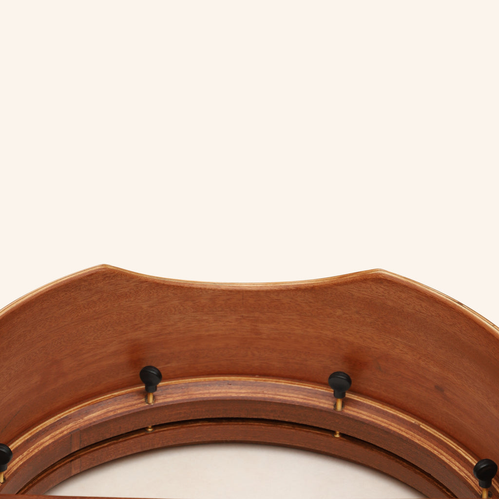 Muzikkon 16”x6" Premium Celtic Irish Bodhran with Easy Tune System Deep Rim T-BAR & Taped Finish