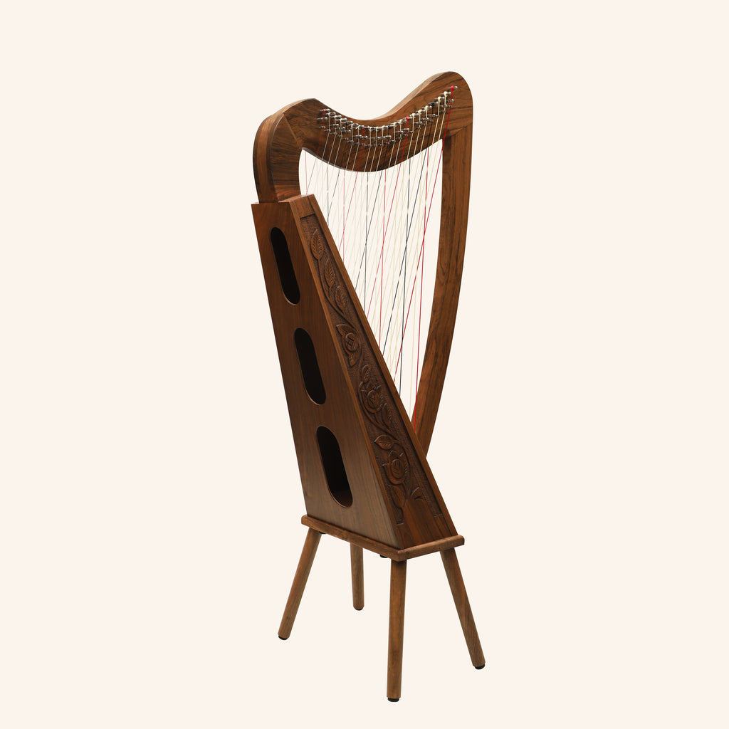 Cross Strung Harp, 38 String Walnut