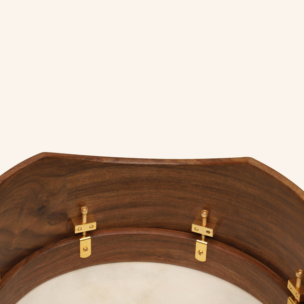 Muzikkon 14"X6" Heartland Tunable Irish Bodhran Drum Deep Rim with T-BAR & Taped Finish Deep Tune