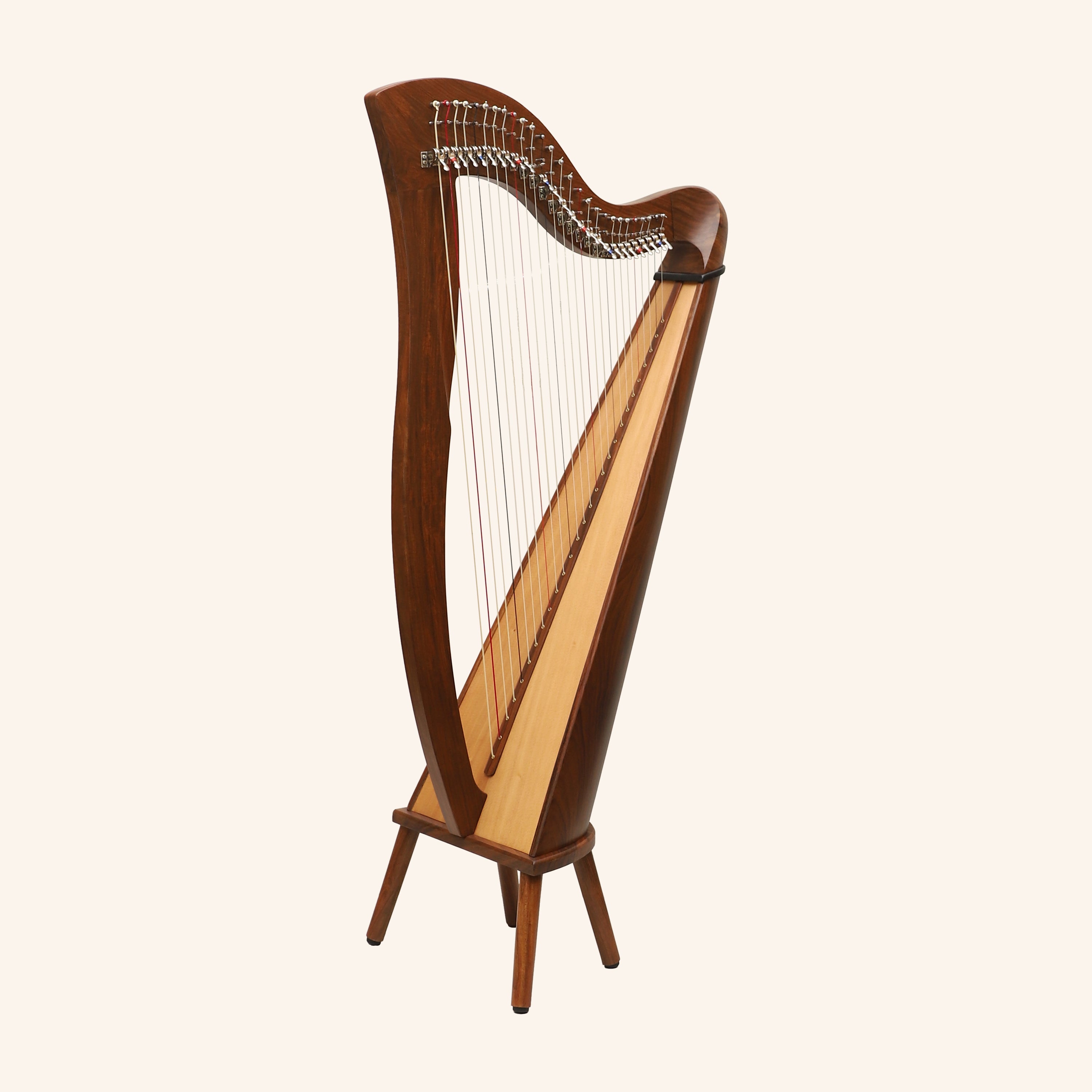 27 String McHugh Harp Round Back