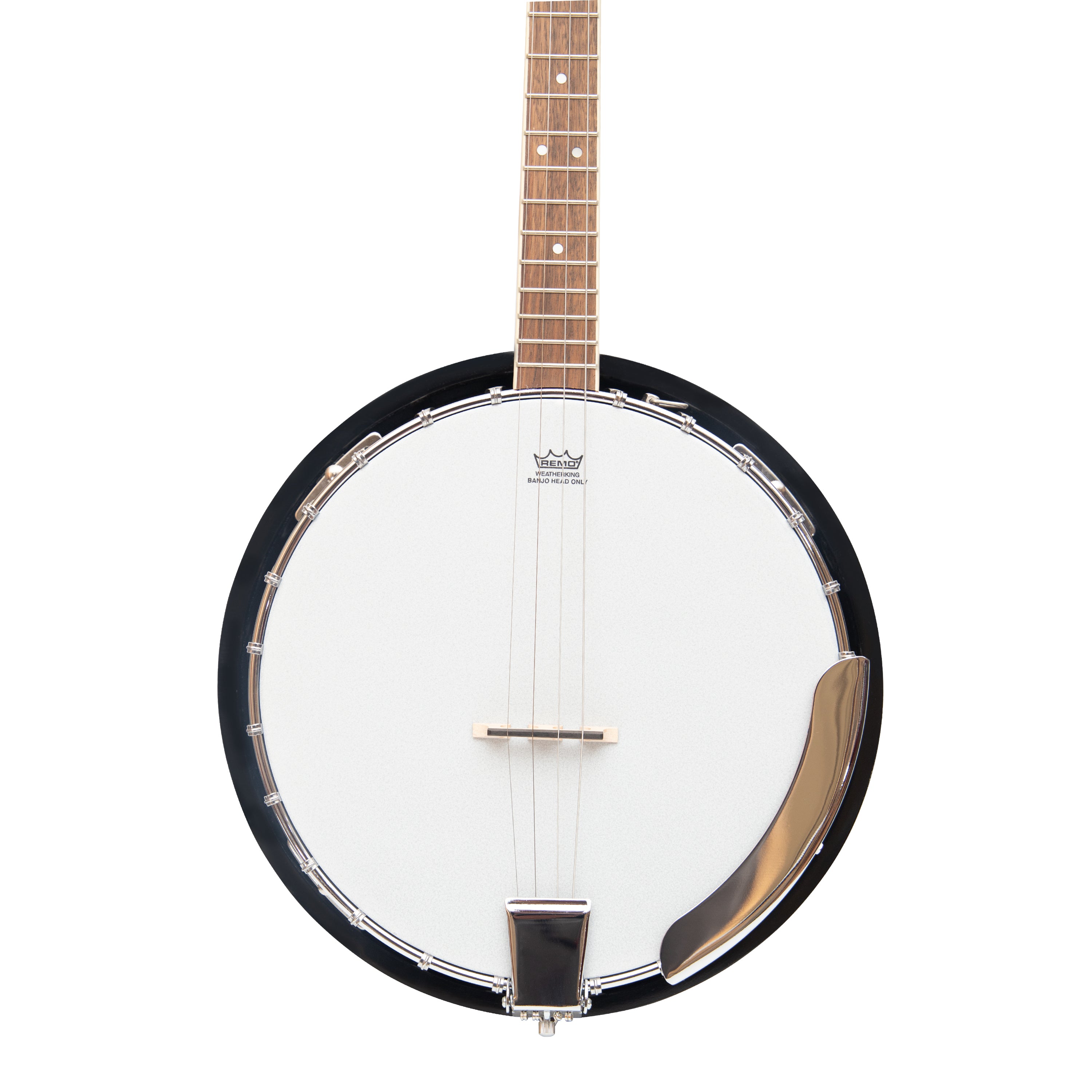Heartland 4 String Banjo 19 Frets Irish Tenor Banjo Left Handed 24 Bracket With Closed Solid Back