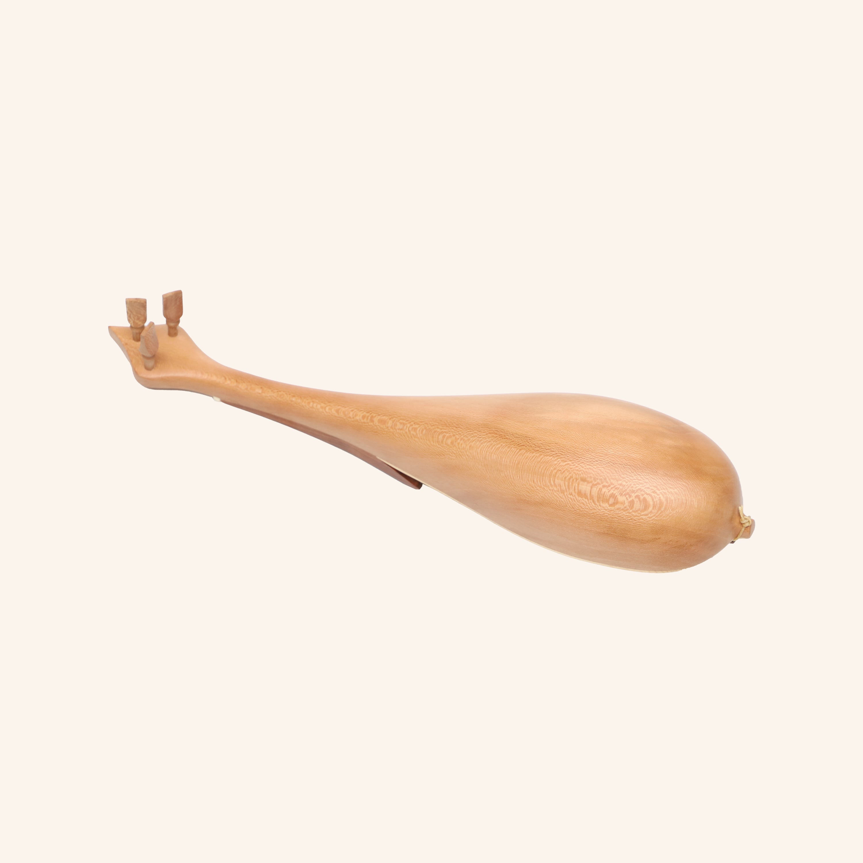Muzikkon Tenor Rebec, 3 String Lacewood