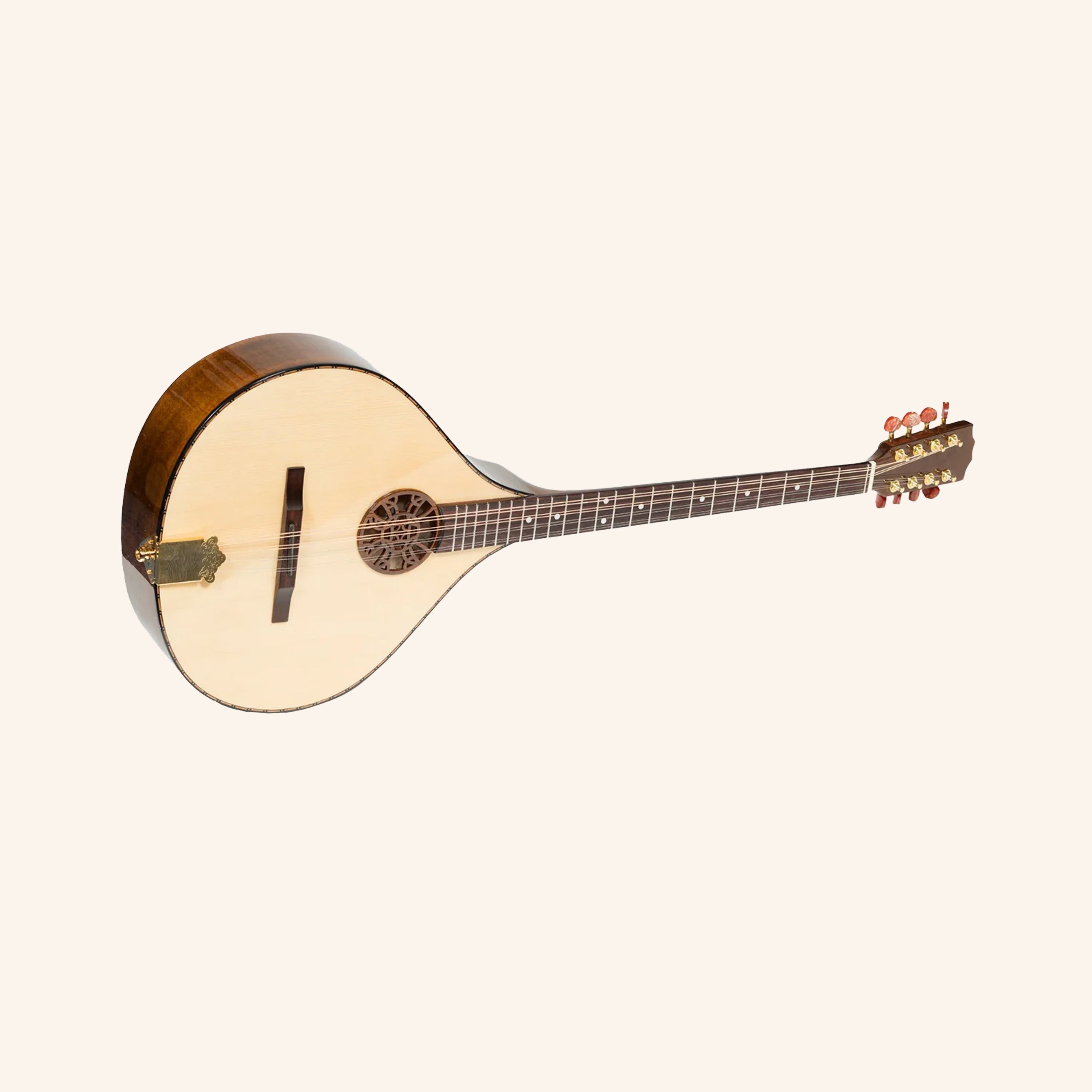 Traditional Irish Concert Bouzouki, 8 Strings, Maple Body with Spruce Top