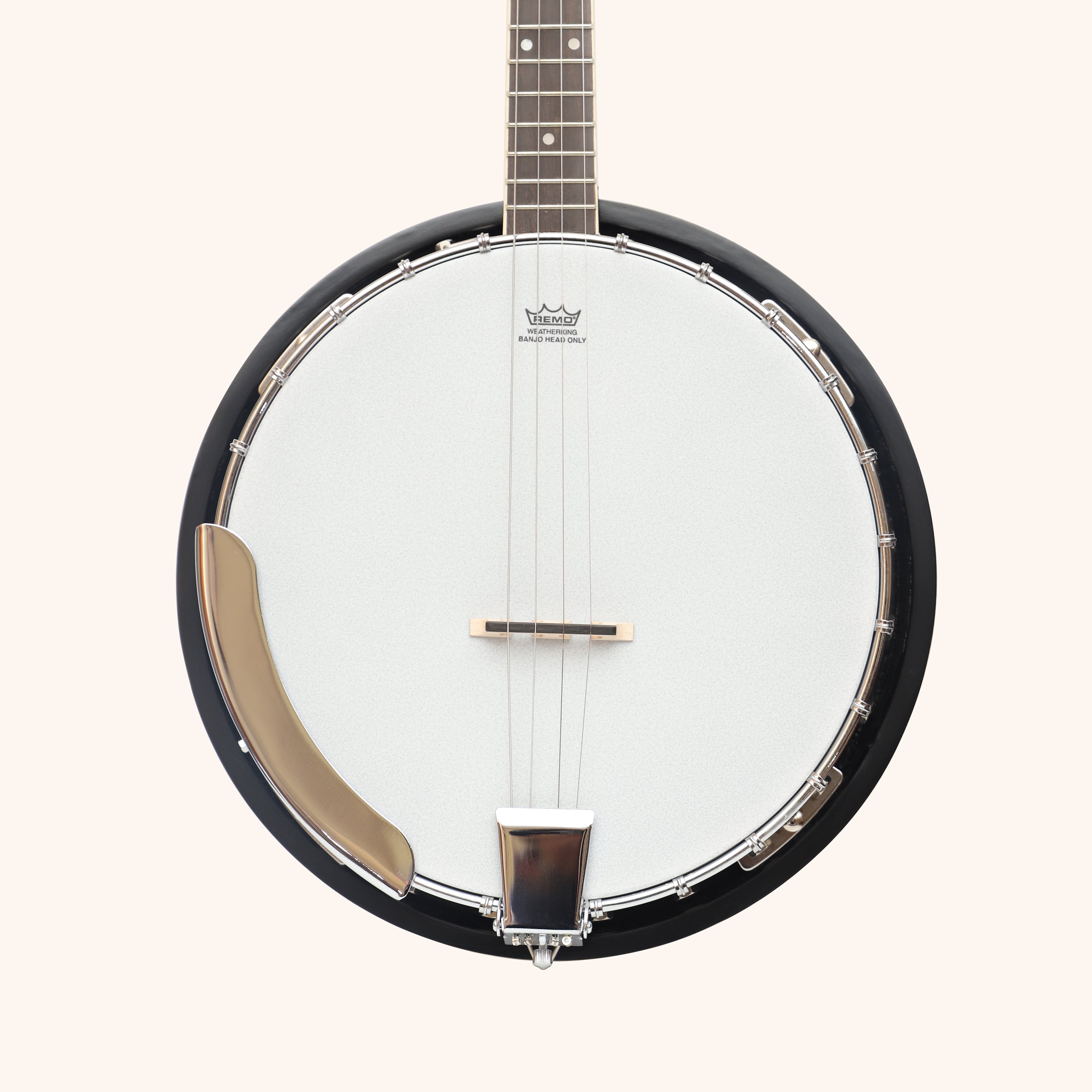 Heartland 4 String Banjo Closed Solid Back 17 Fret, 4 String Irish Tenor Banjo Short scale