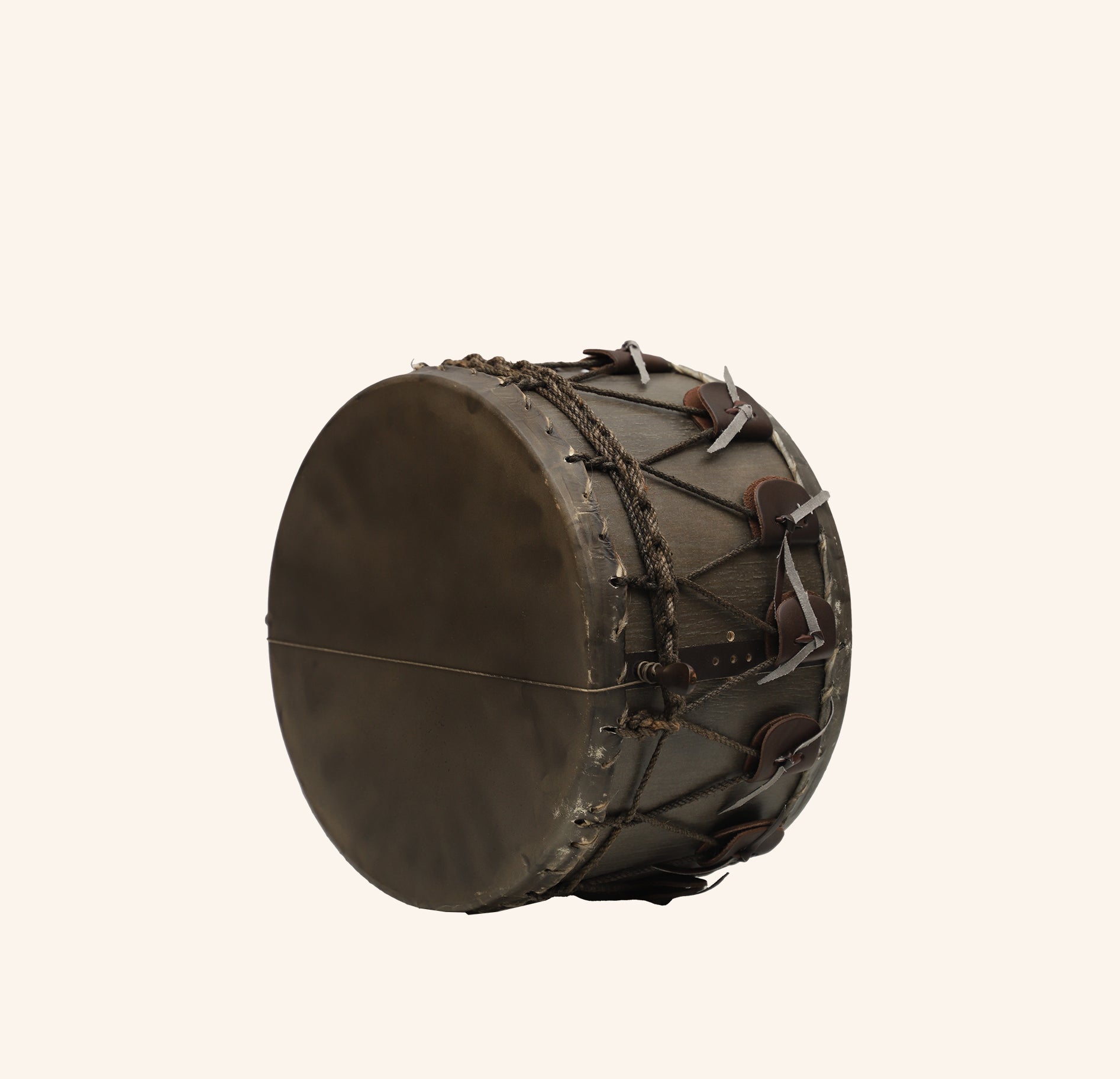 Muzikkon Medieval Drum 12"X8" Small with Short Body Ebony Finish