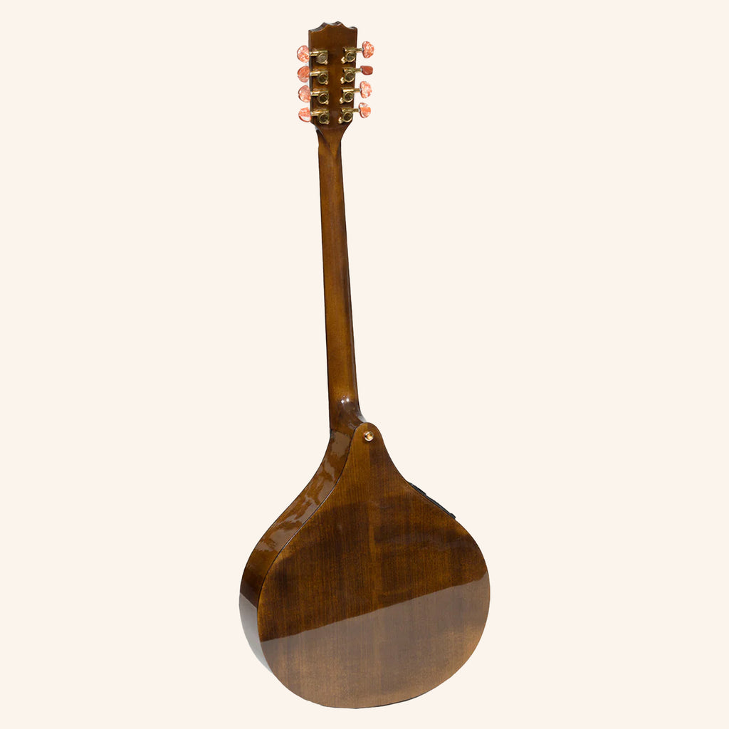 Traditional Electro Acoustic Irish Concert Bouzouki , 8 Strings ,Maple Body with Spruce Top