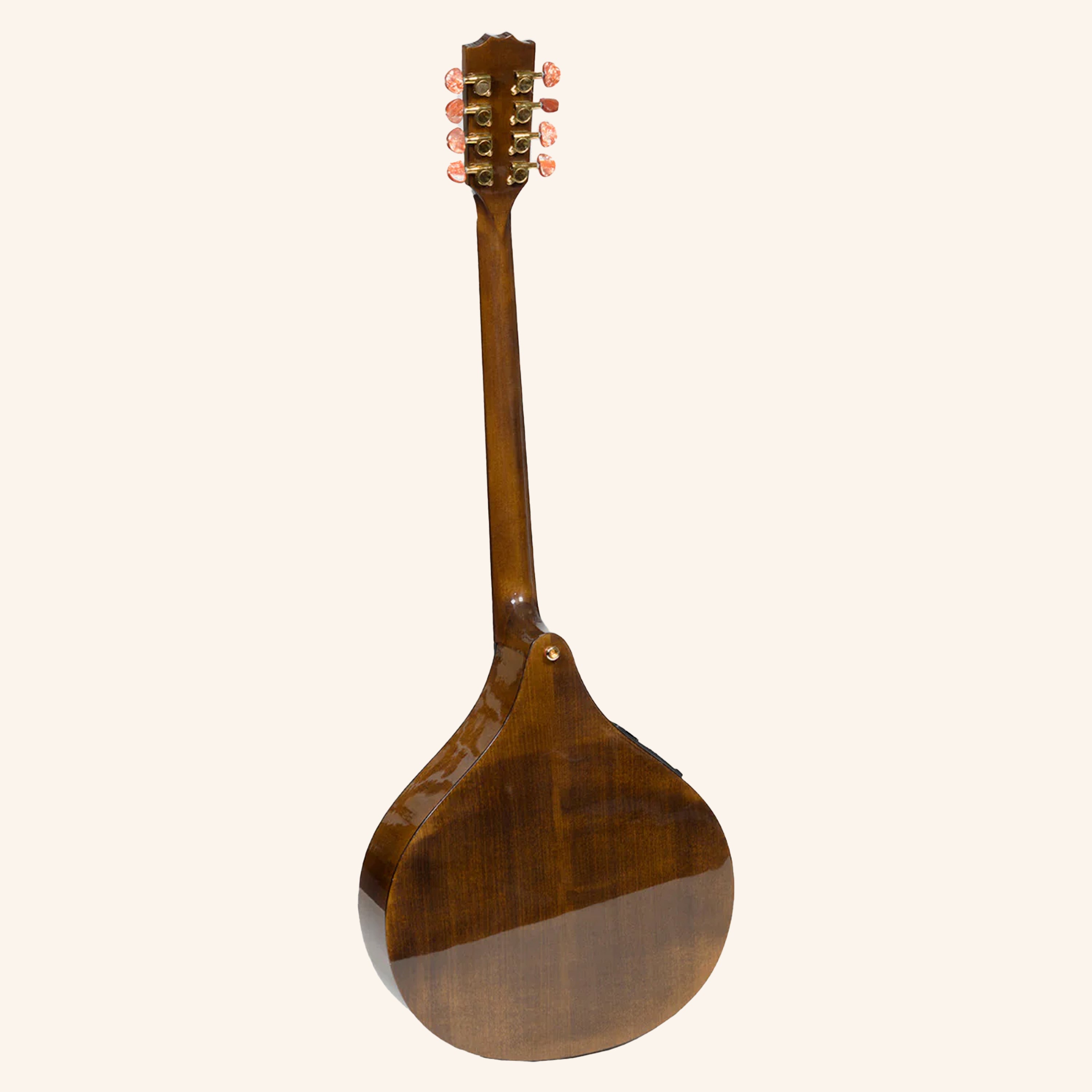 Traditional Electro Acoustic Irish Concert Bouzouki , 8 Strings ,Maple Body with Spruce Top
