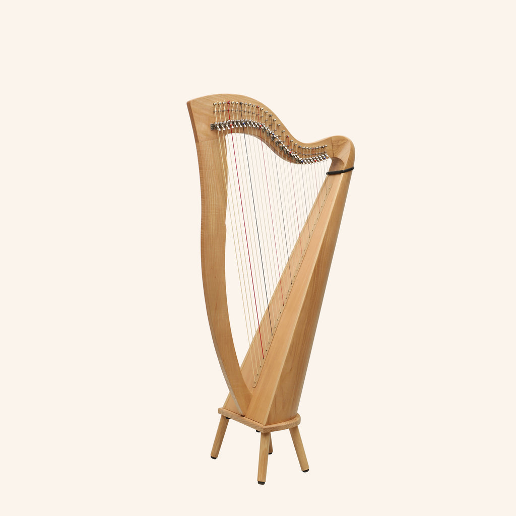 29 Strings McHugh Harp Round Back