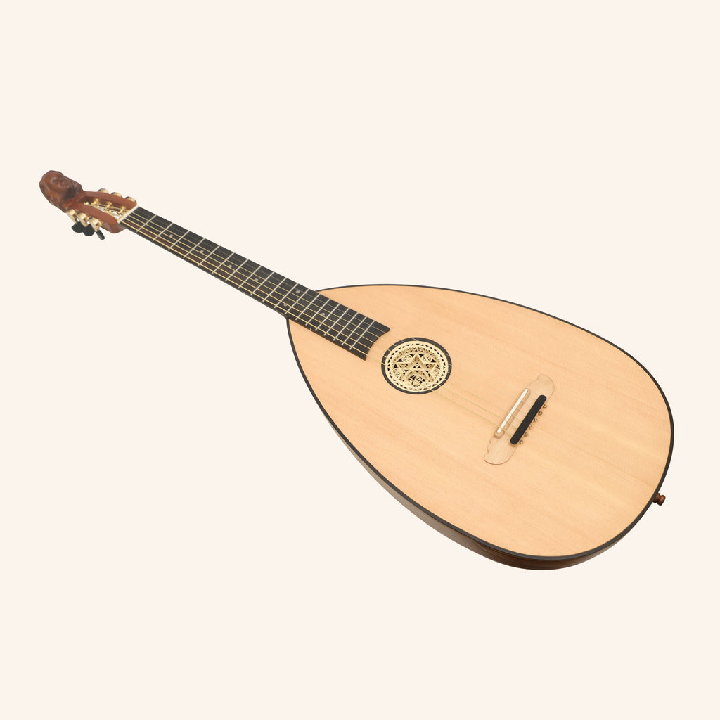 MUZIKKON LUTE GUITAR, 6 STEEL STRINGS