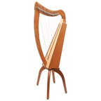 Muzikkon 19 String Trinity Cèilidh Harp Mahogany