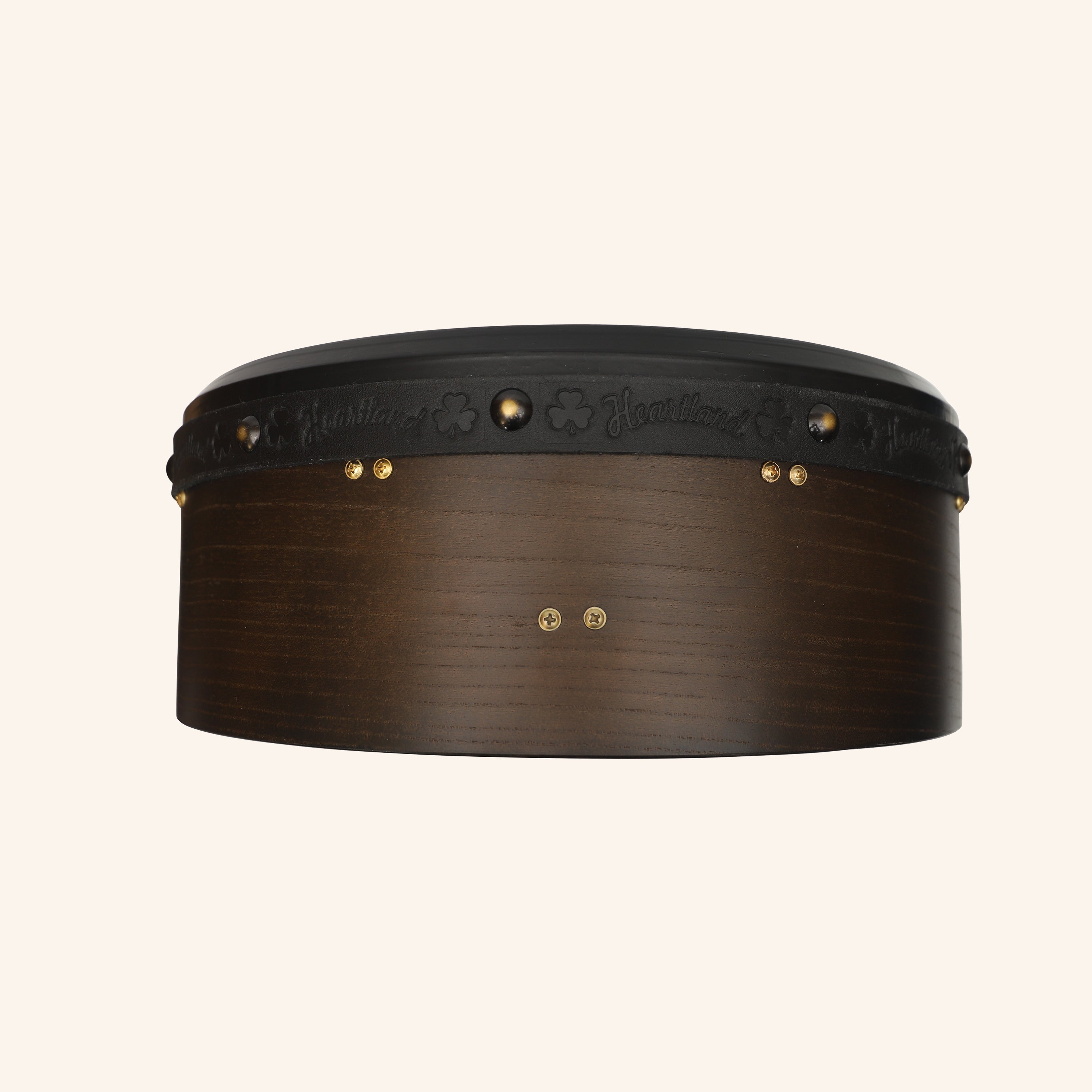 Muzikkon 16"X6" Heartland Tunable Irish Bodhran Drum Deep Rim with T-BAR & Taped Finish Deep Tune, Celtic Irish Bodhran
