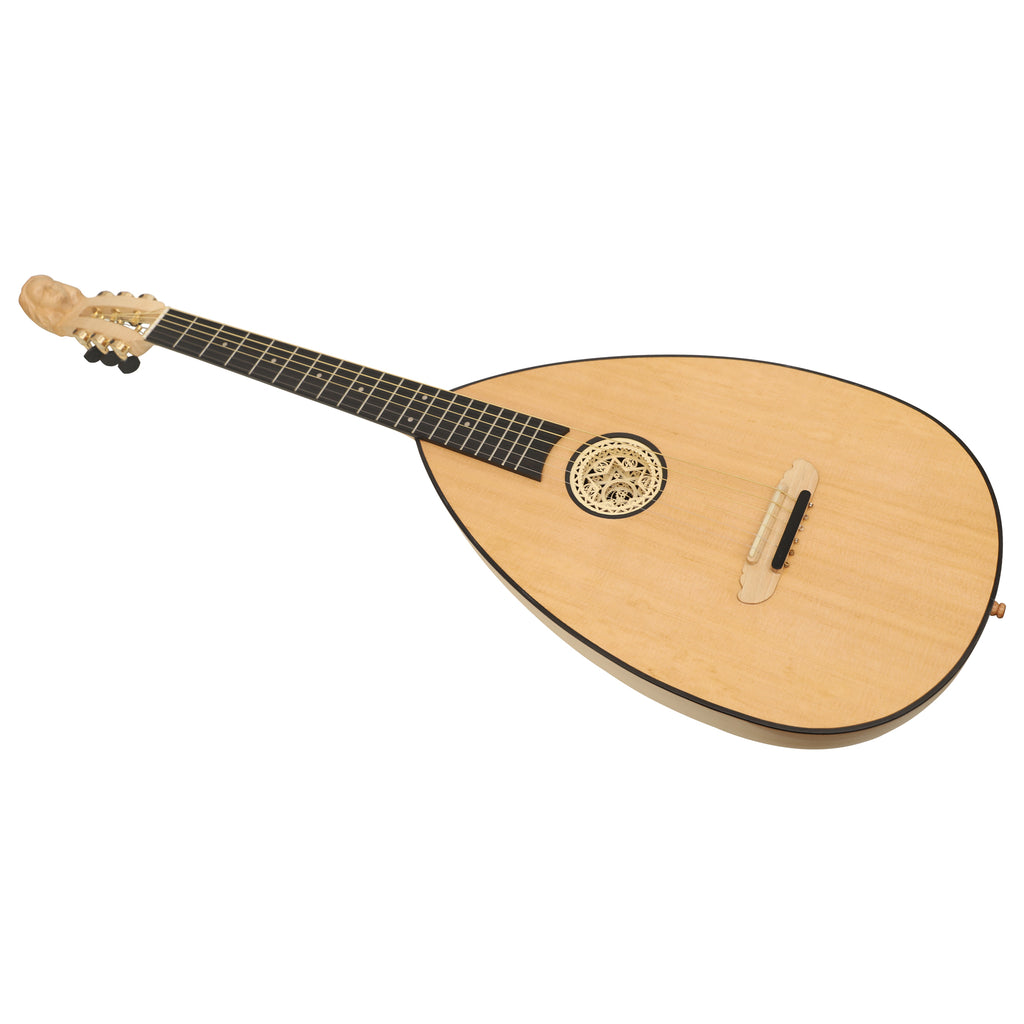 MUZIKKON LUTE GUITAR, 6 STRING MAPLE LEFT HAND