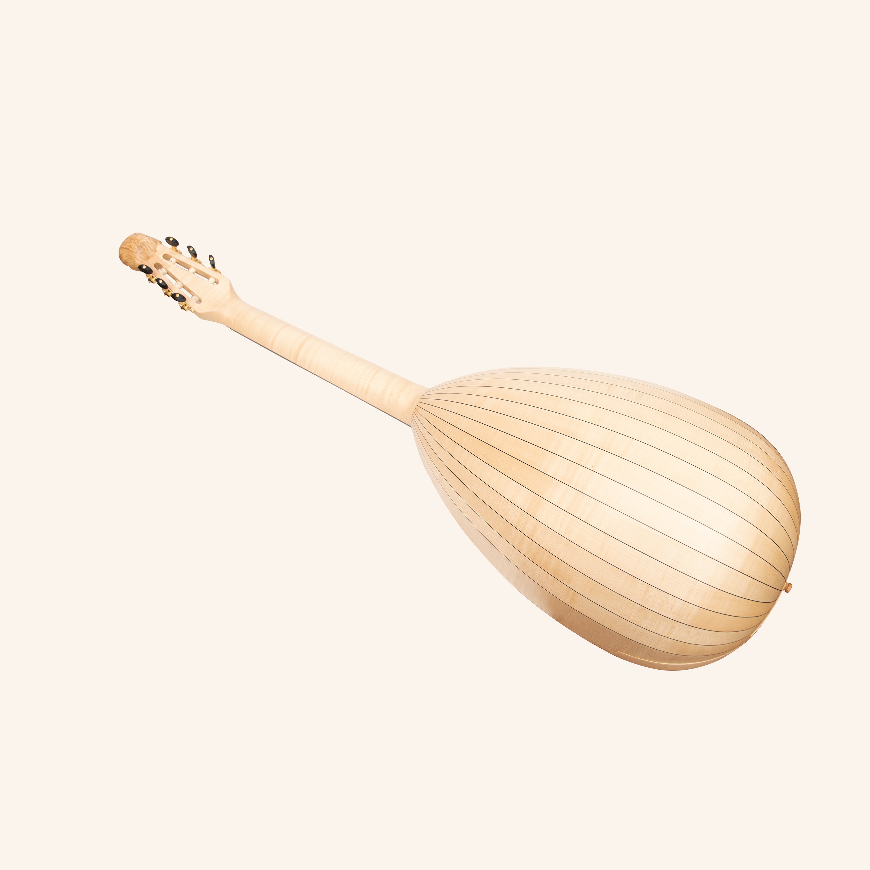 MUZIKKON LUTE GUITAR, 6 STRING MAPLE LEFT HAND