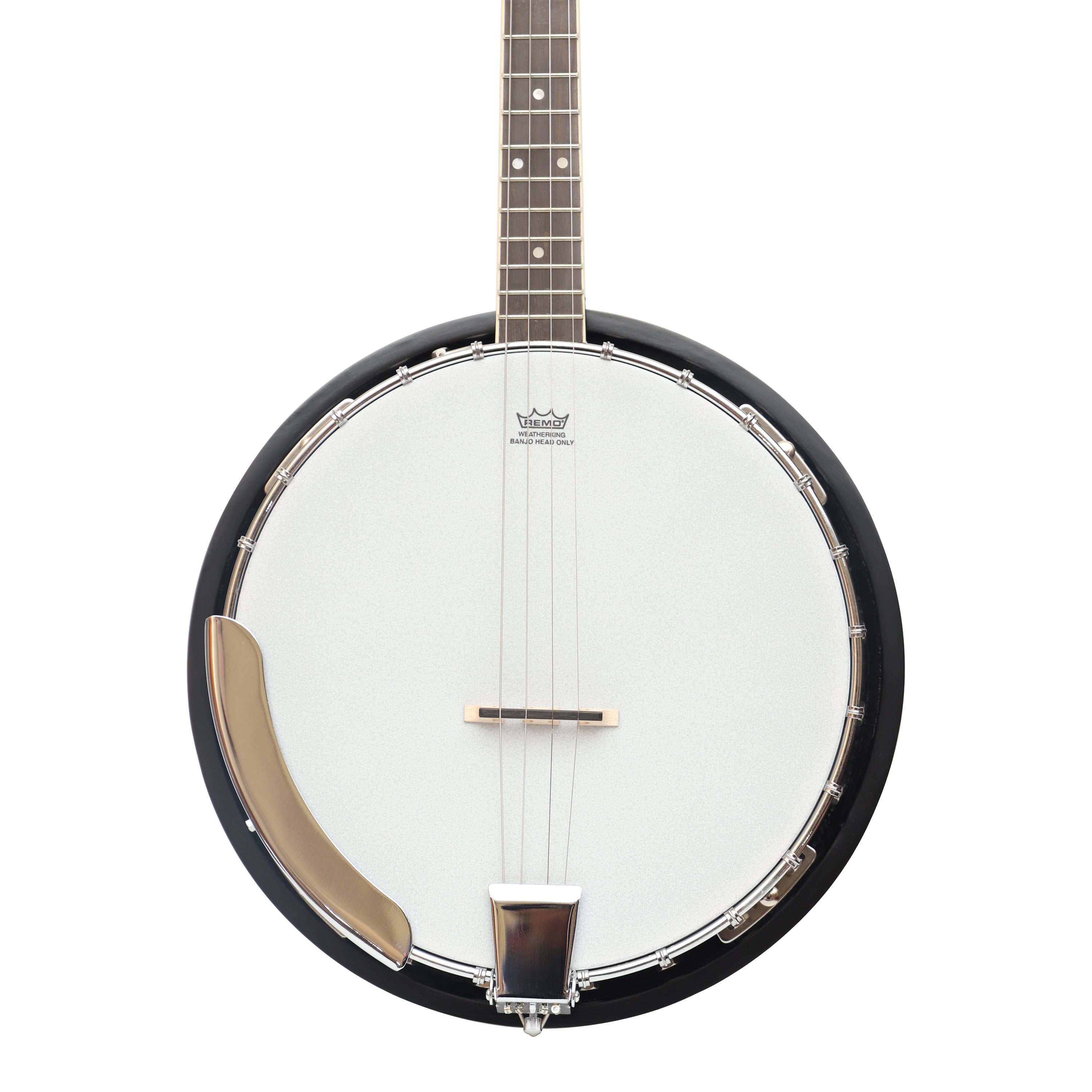 Heartland 4 String Banjo Closed Solid Back 17 Fret, 4 String Irish Tenor Banjo Short scale