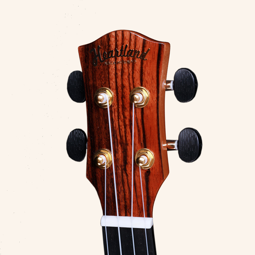Heartland Concert Ukulele Ebony with EQ
