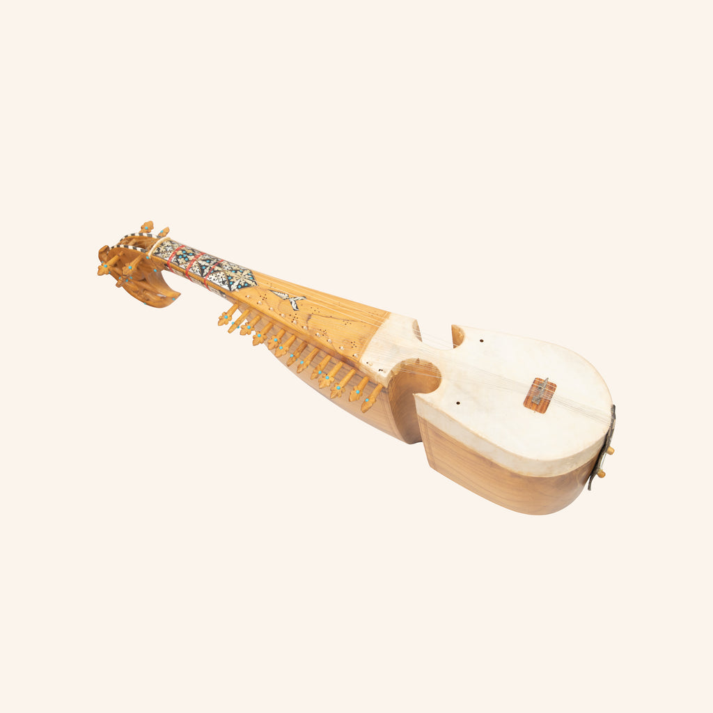 Muzikkon Afghani Rubab Half Sadafi Mulberry