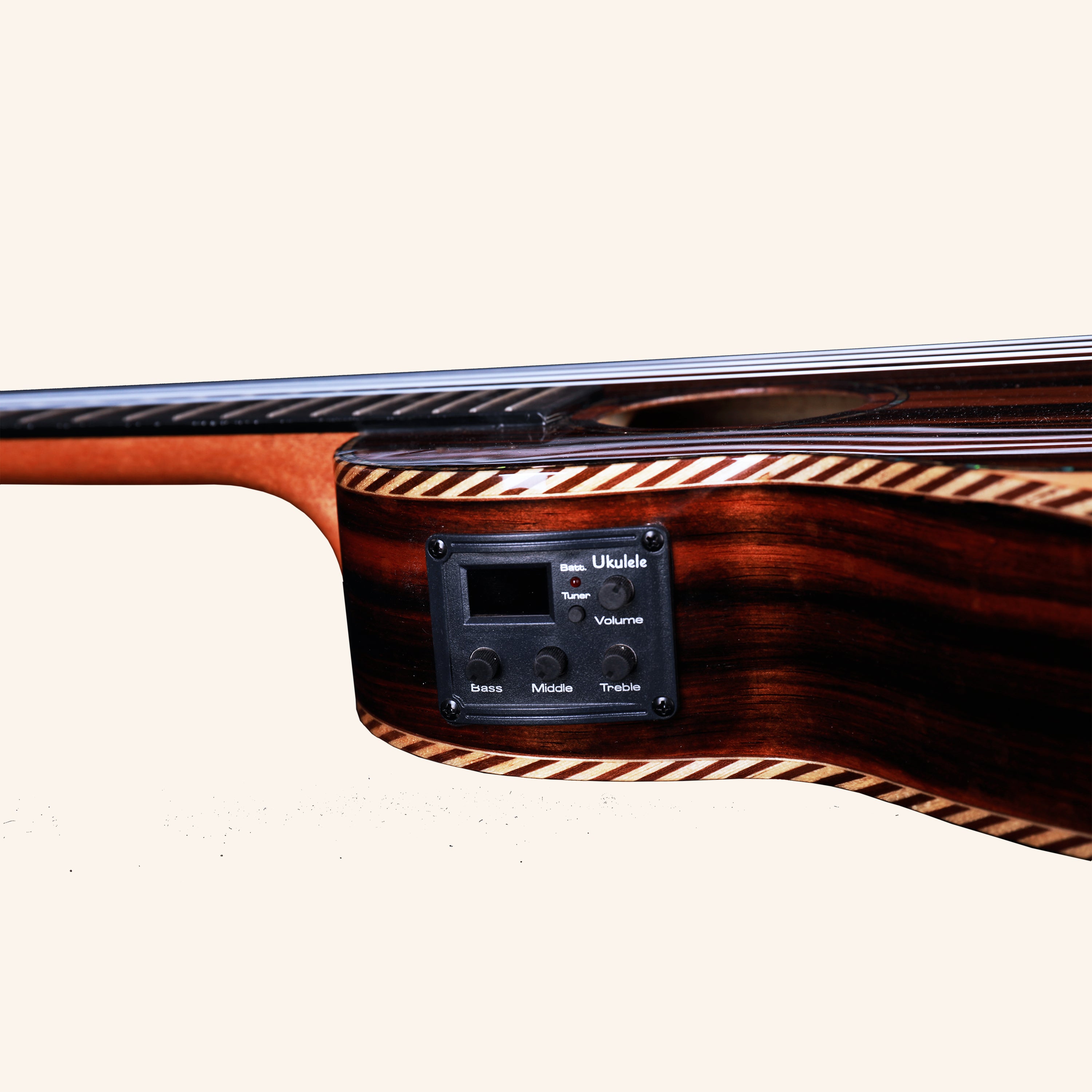 Heartland Tenor Ukulele Ebony with EQ