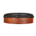 Muzikkon 16"X4" Heartland Tunable Irish Bodhran with T-BAR & Taped Finish Deep Tune