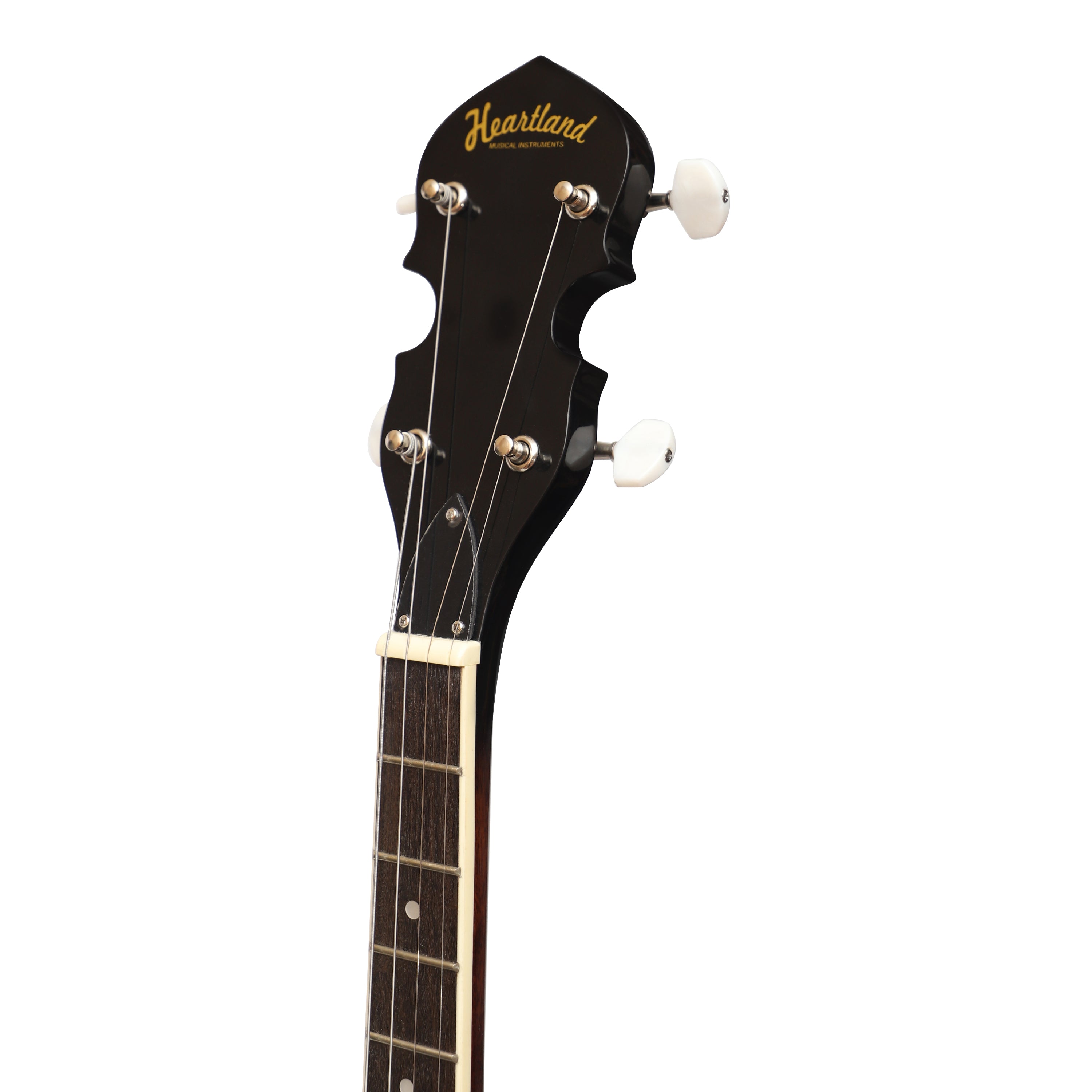Heartland 4 String Banjo Closed Solid Back 17 Fret, 4 String Irish Tenor Banjo Short scale